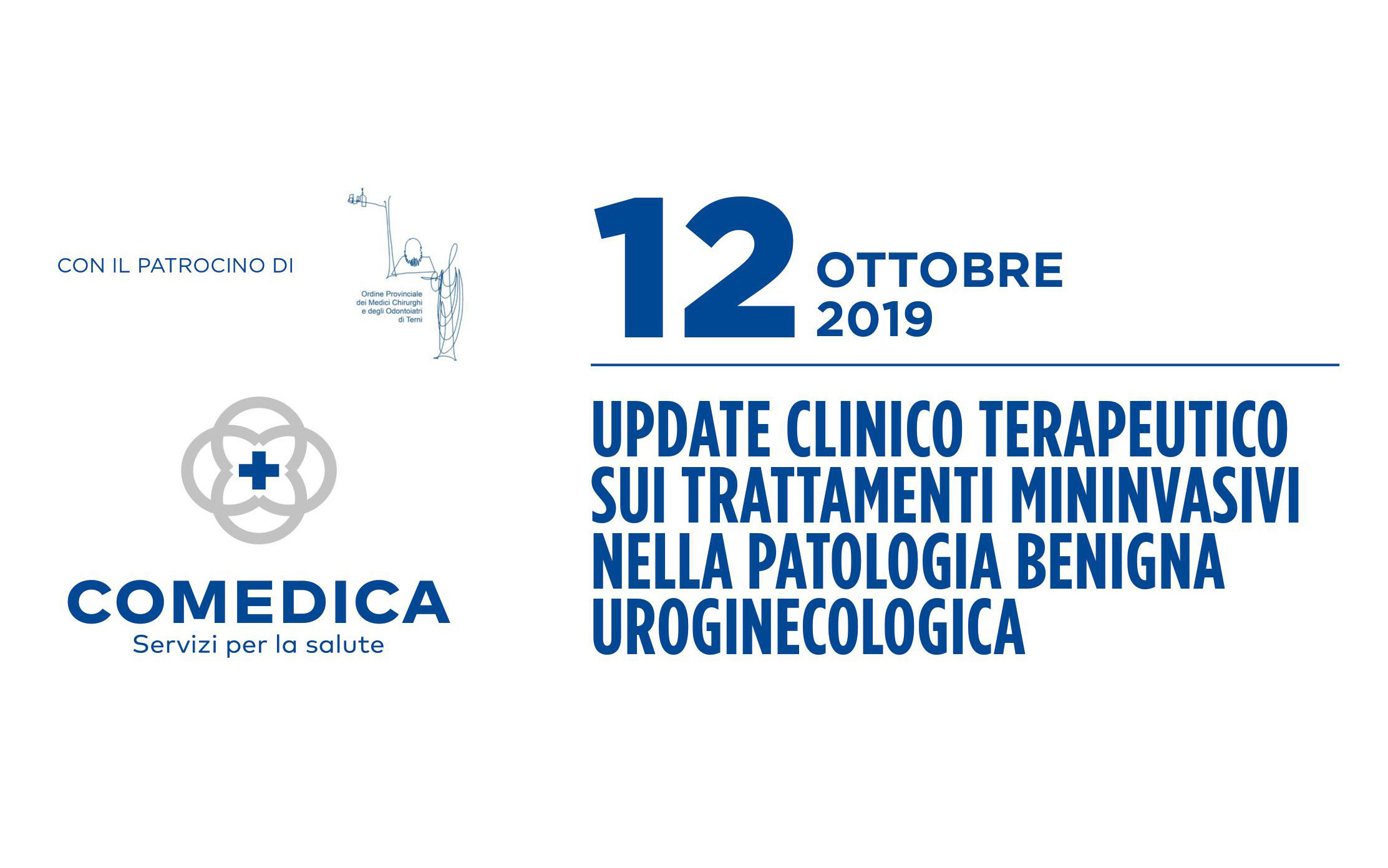 5 Crediti Ecm - 12 Ottobre 2019 - Comedica