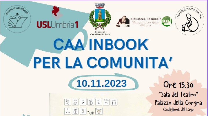 "CAA Inbook per la comunità" - 10 novembre Castiglione del Lago (PG)