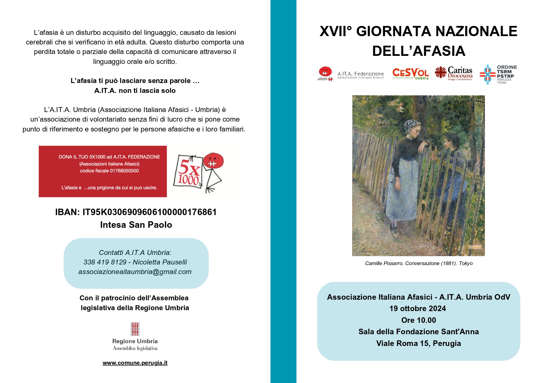 XVII° GIORNATA NAZIONALE DELL’AFASIA - 19 Ottobre 2024, Perugia