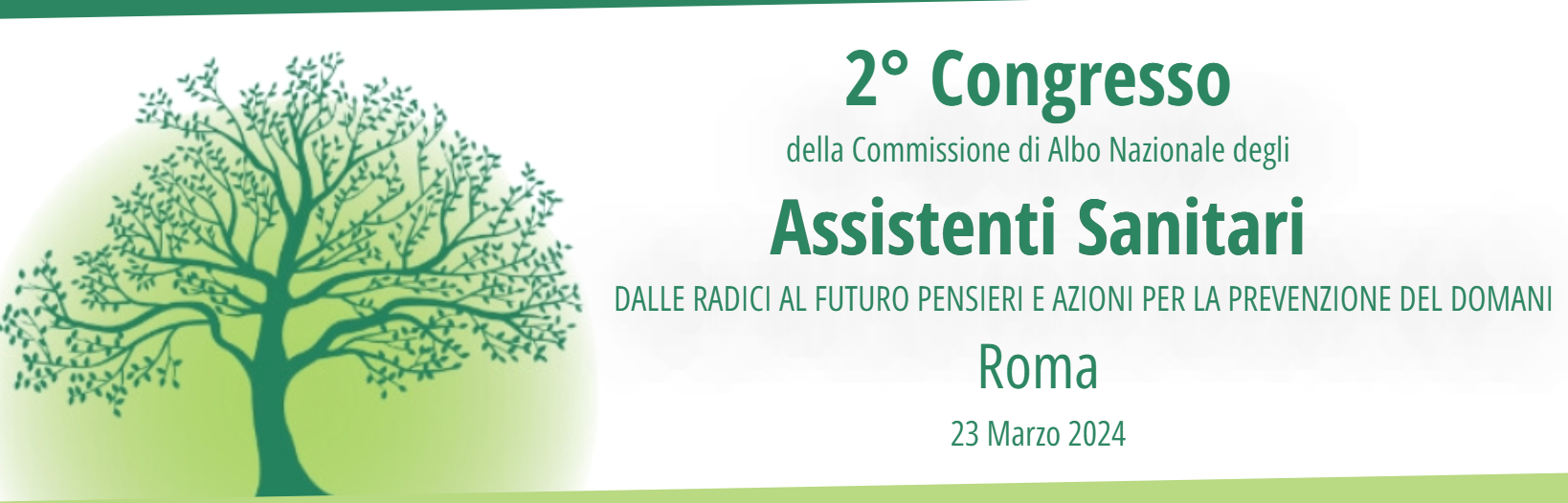 2° Congresso della Commissione di Albo Nazionale degli Assistenti Sanitari - Roma, 23 marzo