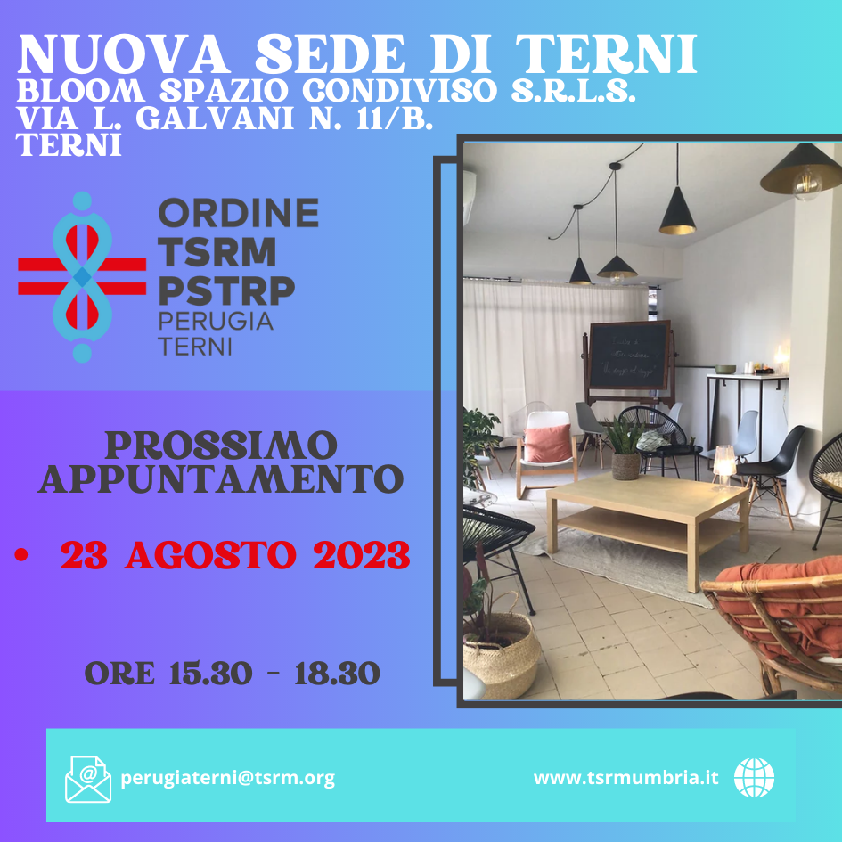 Appuntamento con l'Ordine Agosto 2023- sede di Terni